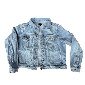 Light Blue Denim Jacket- express size XL
